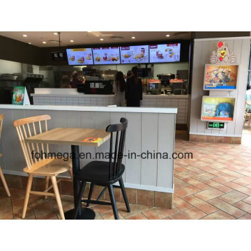 Kfc Customized Restaurant Dining Table and Chairs (FOH-BCA81-1)